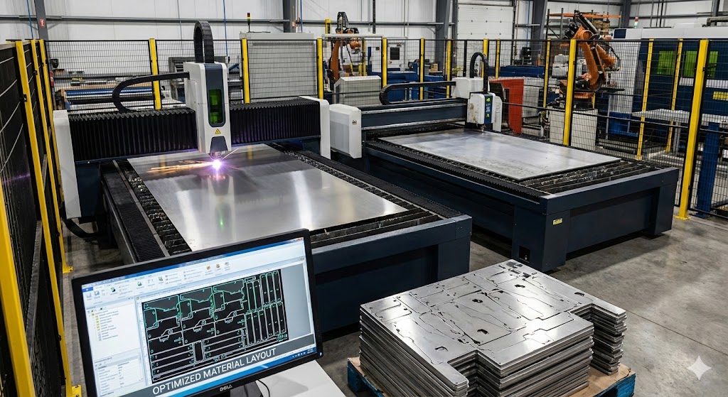 Laser-cut precision metal parts